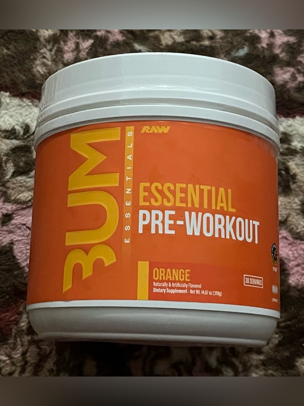 Raw Nutrition BUM Essential Pre-Workout - Orange
